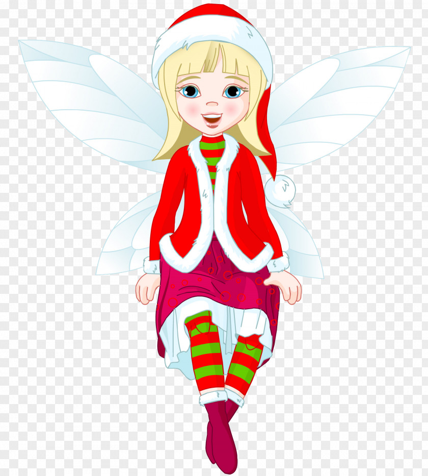 Elf Silhouette Fairy Fae Santa Claus Tinker Bell Christmas Day Vector Graphics PNG