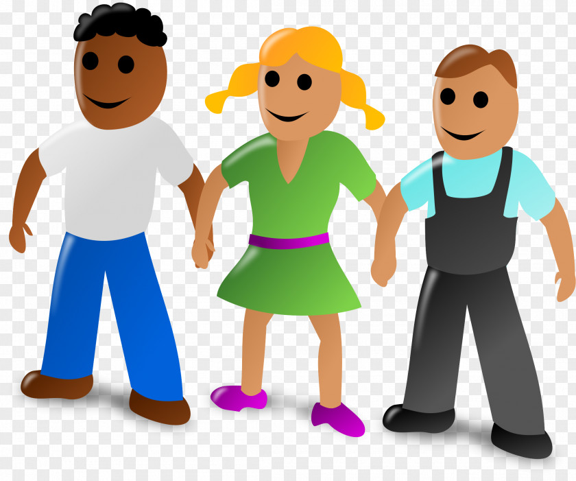 Fun Team Cartoon People Social Group Sharing Clip Art PNG