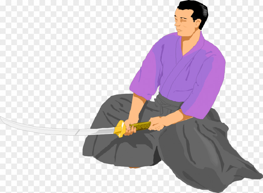 Samurai Kenjutsu Jujutsu Judo Clip Art PNG