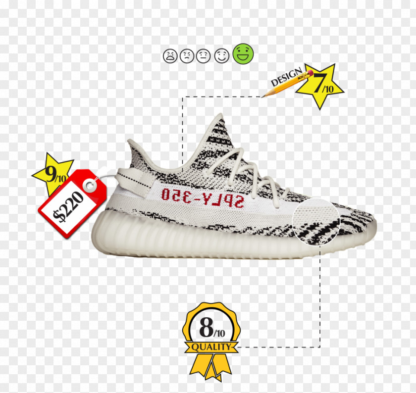 Adidas Yeezy Stan Smith Sneakers Shoe PNG