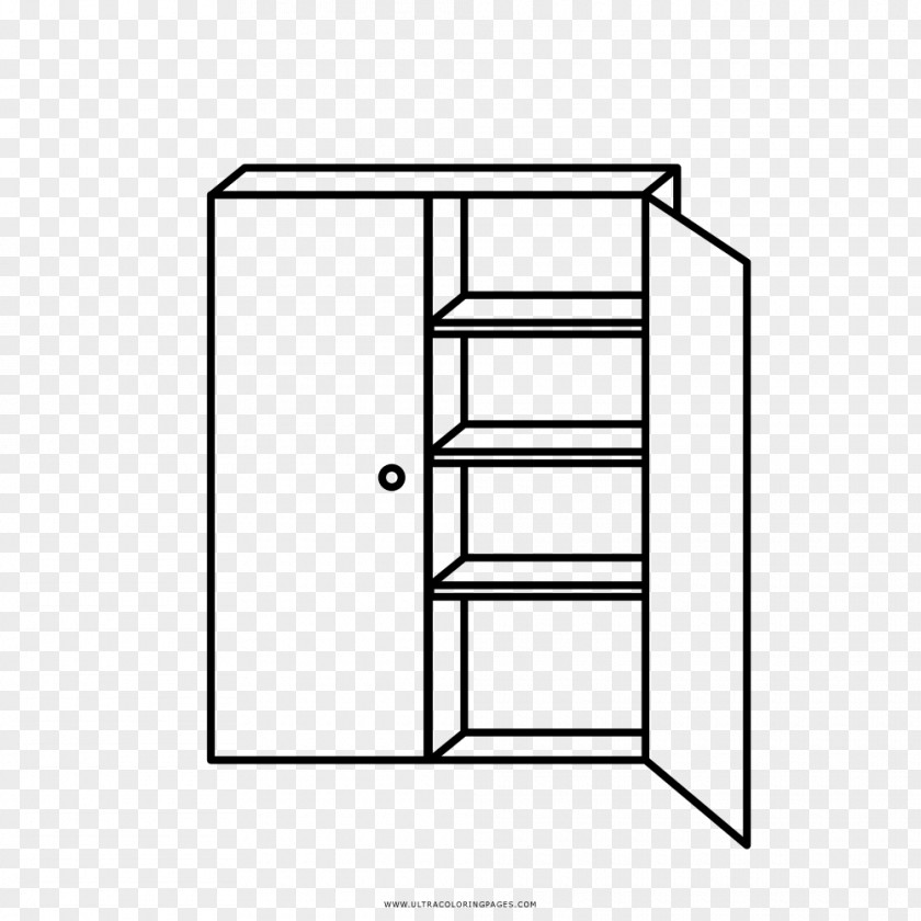 Closet Shelf Drawing Armoires & Wardrobes Coloring Book PNG