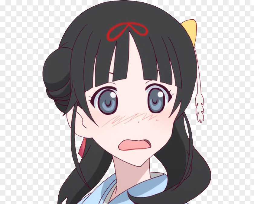 Eye Tencent QQ No Ni Black Hair PNG