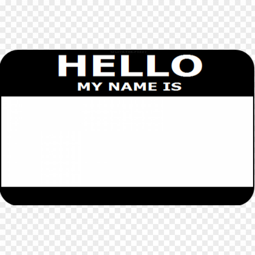 Hello Sticker Name Clip Art PNG