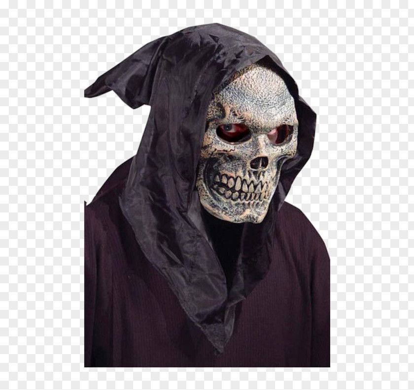 Mask Hood Latex Halloween Costume Death PNG