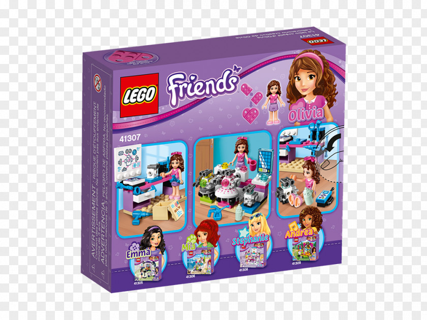 Toy LEGO 41307 Friends Olivia's Creative Lab Hamleys Amazon.com PNG