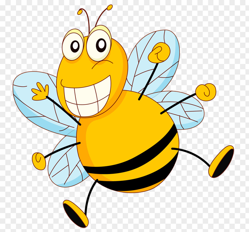 Bee Vector Graphics Clip Art Illustration Drawing PNG