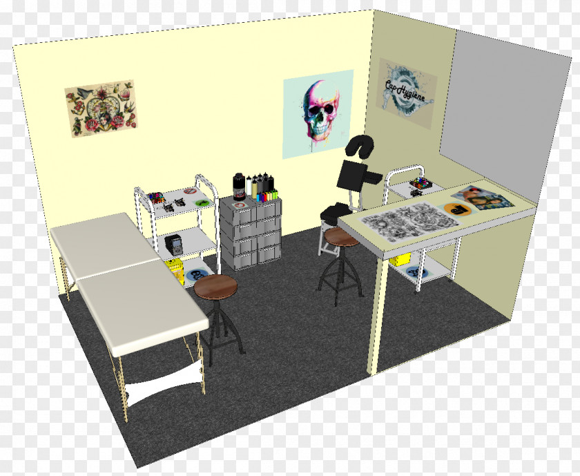 Design Office Desk PNG