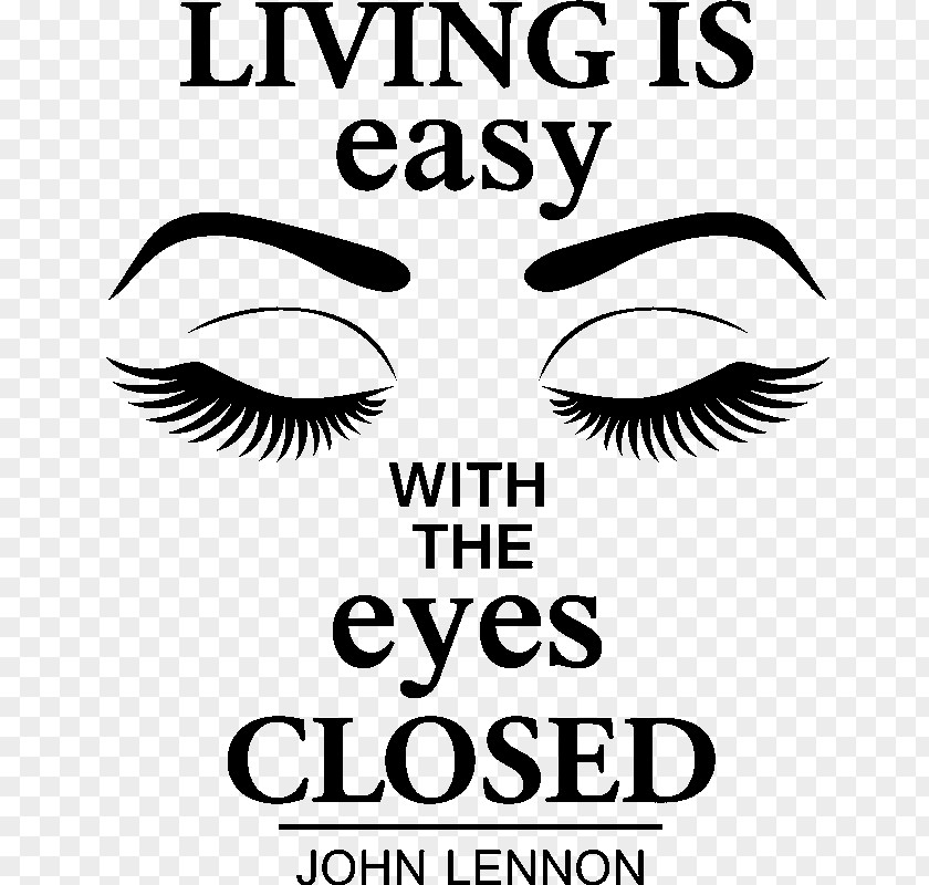 John Lennon Eyelash Extensions Song Logo Eyebrow Font PNG