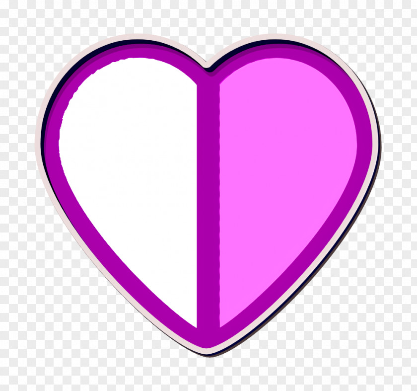 Love And Romance Icon UI Heart PNG