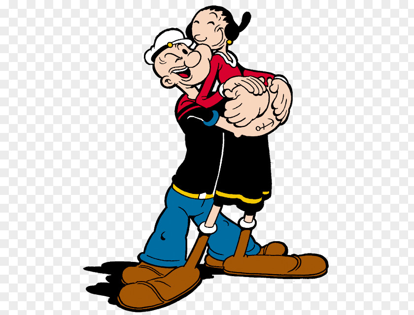 Olive Oyl Popeye Bluto Cartoon PNG