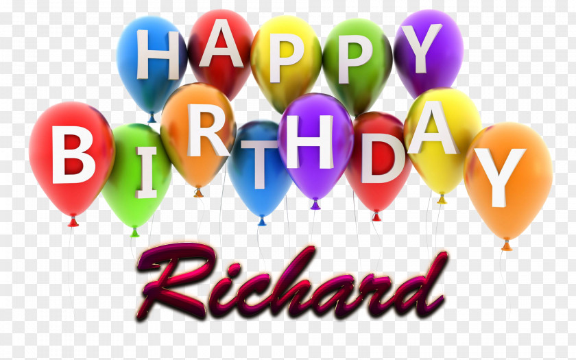 Richard Insignia Happy Birthday Balloon Image PNG