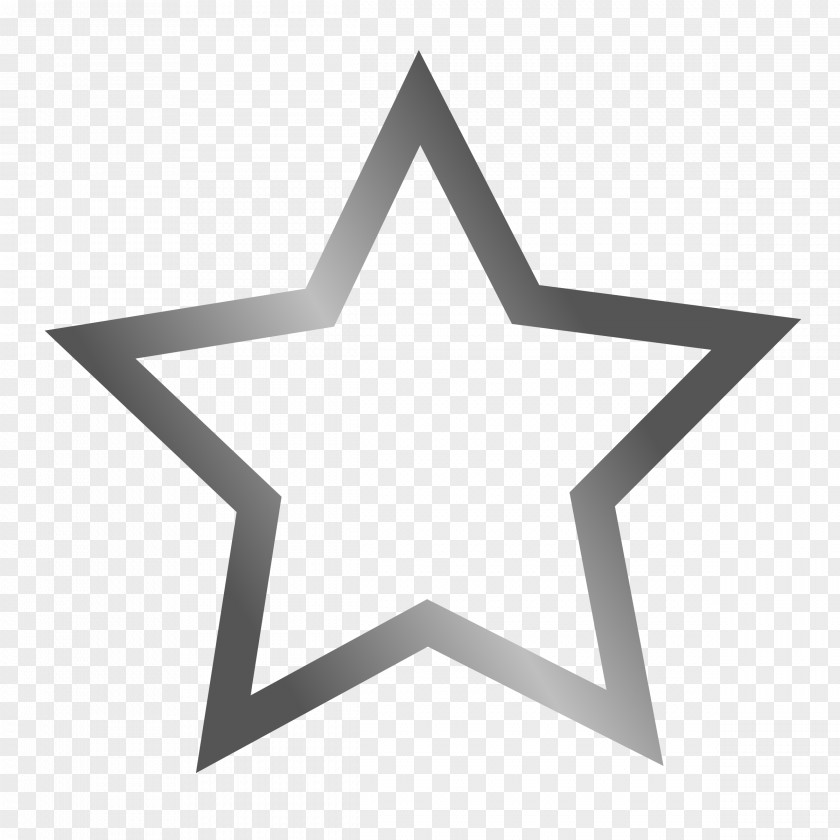 Silver Star Clip Art PNG