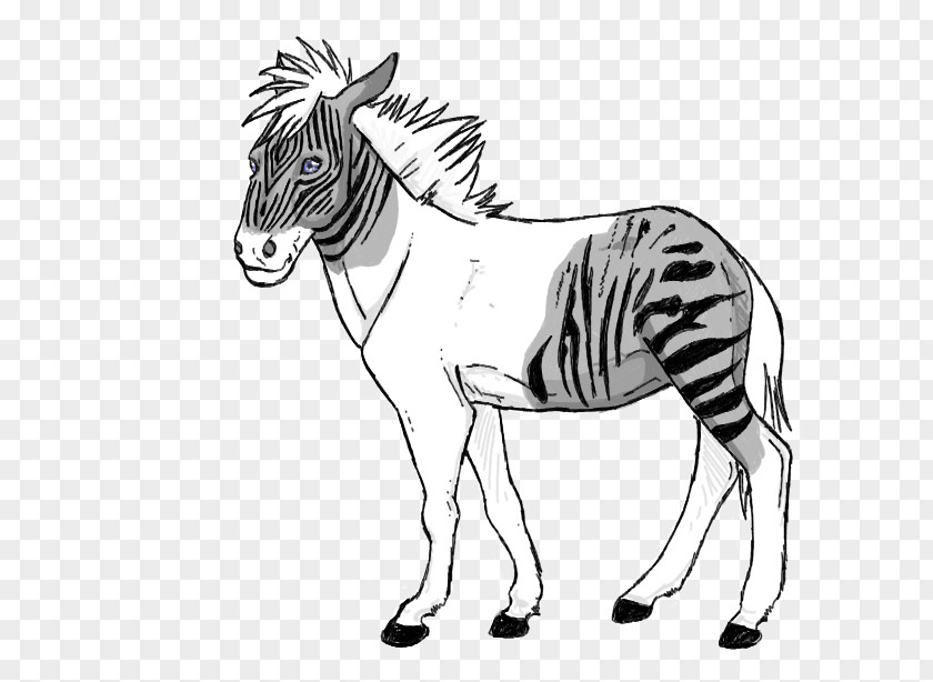 War Chariot Quagga Mustang Pony Mane Zebroid PNG