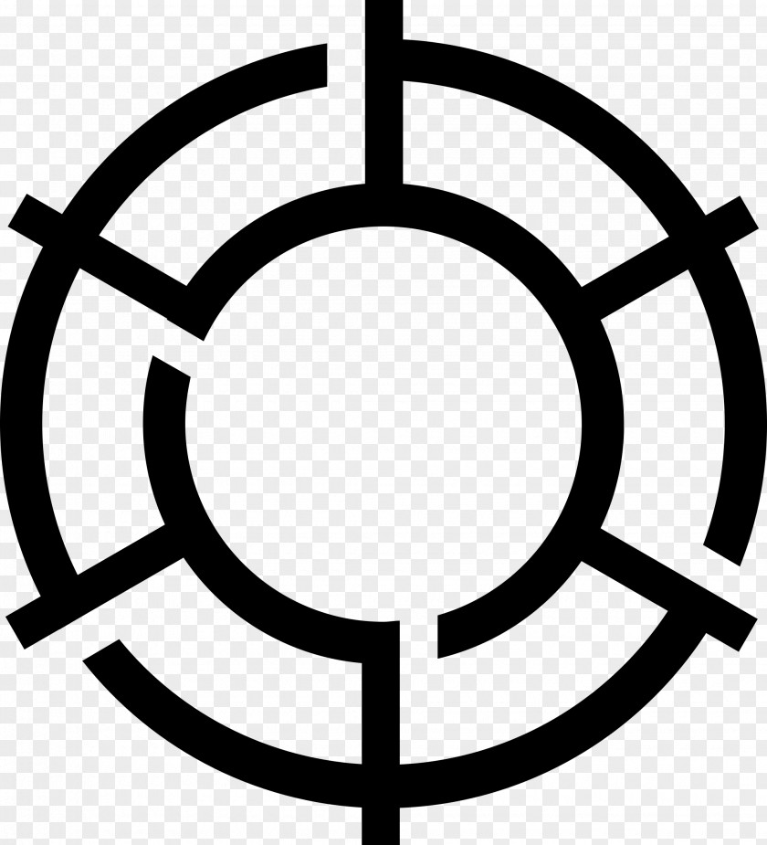 Black And White Rim Symbol PNG
