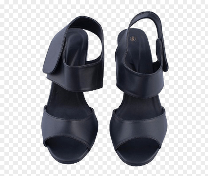 Block Heels Sandal Peep-toe Shoe High-heeled Wedge PNG