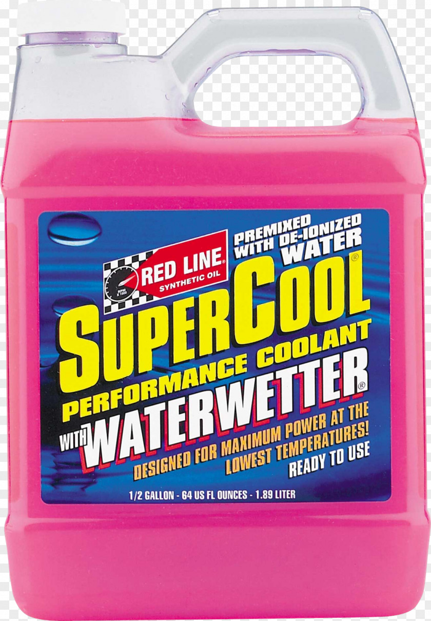 Coolant Motor Oil Red Line Water Wetter Super Cool With 12 Us Gallon Antifreeze PNG