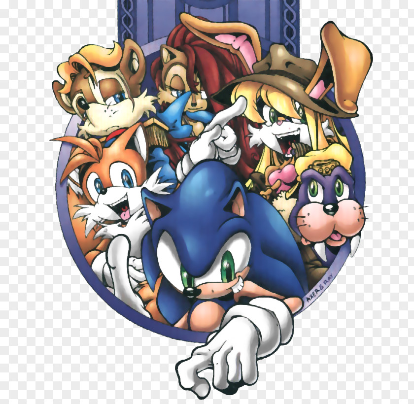 Freedom Fighters Sonic The Hedgehog And Black Knight Tails Character PNG