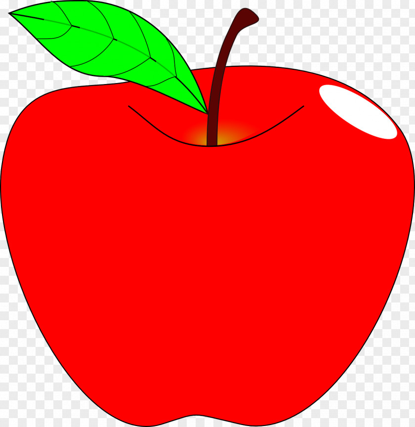 Fresh Big Apple Teacher Clip Art PNG