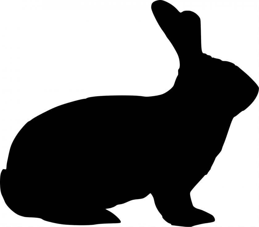 Rabbit Silhouette Cliparts Easter Bunny Hare Clip Art PNG