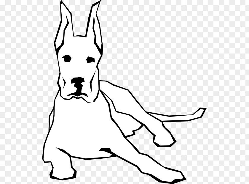 Simple Line Drawing Of A Dog German Shepherd Dachshund Puppy Art PNG