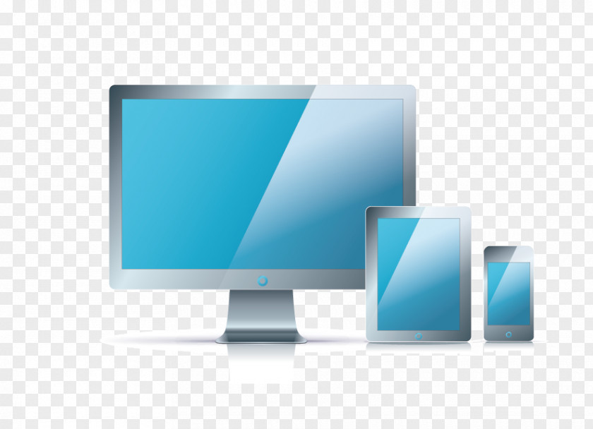 Vector Computer Screen Monitor Icon PNG