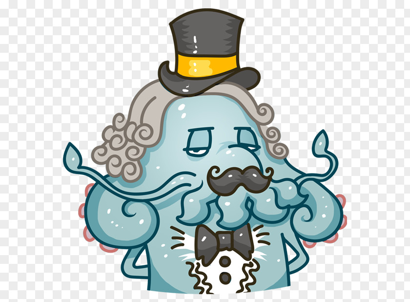 Cthulu Octopus Cthulhu Telegram Sticker Clip Art PNG