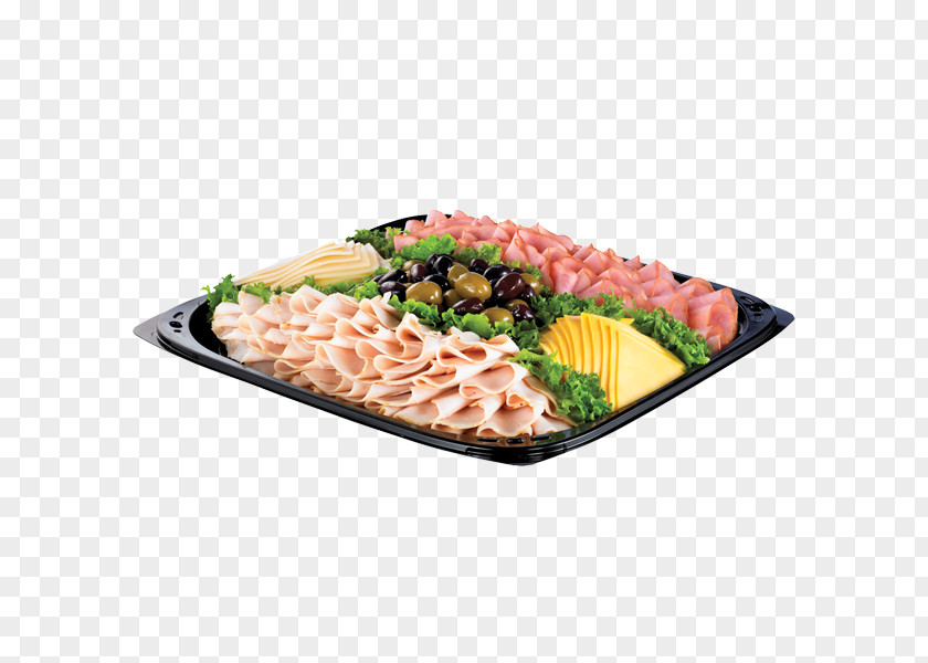 Supermarket Ham California Roll Sashimi Plate Platter Side Dish PNG