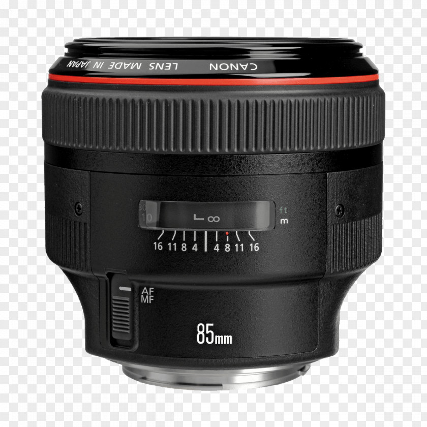Camera Lens Canon EF Mount EOS 85mm II Telephoto F/1.2 PNG