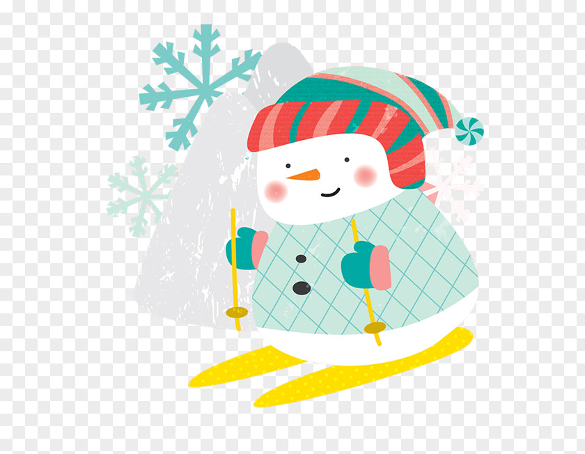 Creative Snowman Material Picture Clip Art PNG