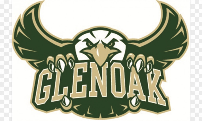 Logo Glenoak High School Mascot Brand Font PNG