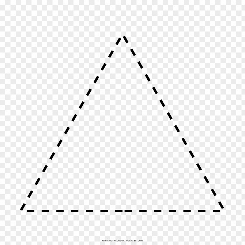 Triangle Coloring Book Drawing Ausmalbild PNG
