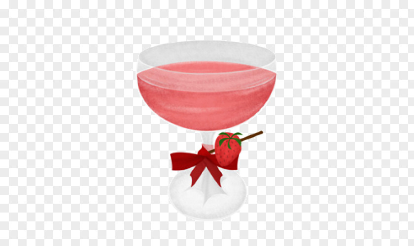 Cocktail Garnish Stemware Glass Christmas Ornament PNG