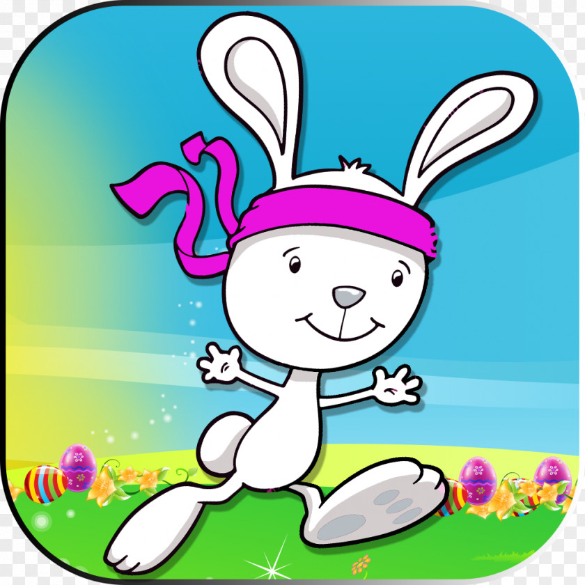 Easter Bunny Rabbit Egg Endless Runner Adventure PNG