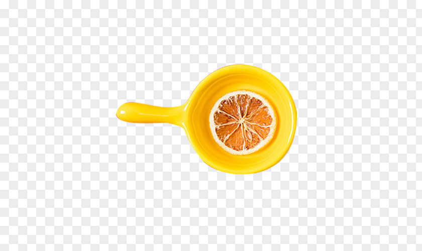 Lemon Yellow Bowl Picture Material PNG