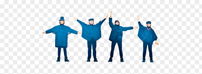 The Beatles Help PNG Help, four men showing hand sign illustration clipart PNG