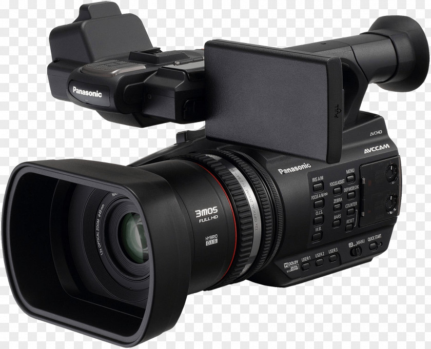 Video Camera Image Panasonic AG-DVX100 1080p Camcorder PNG