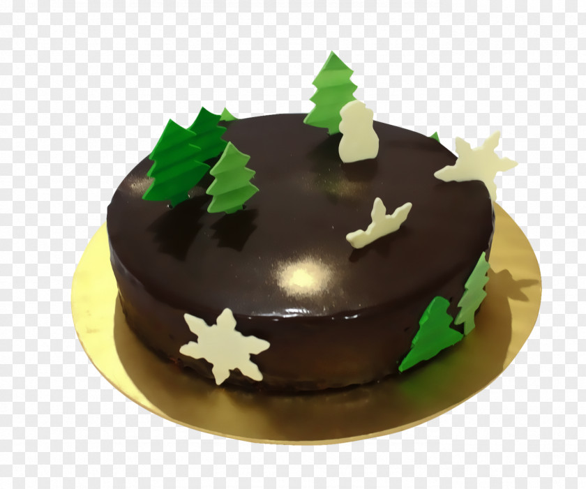 Chocolate Cake Sachertorte Ganache Christmas Pudding PNG