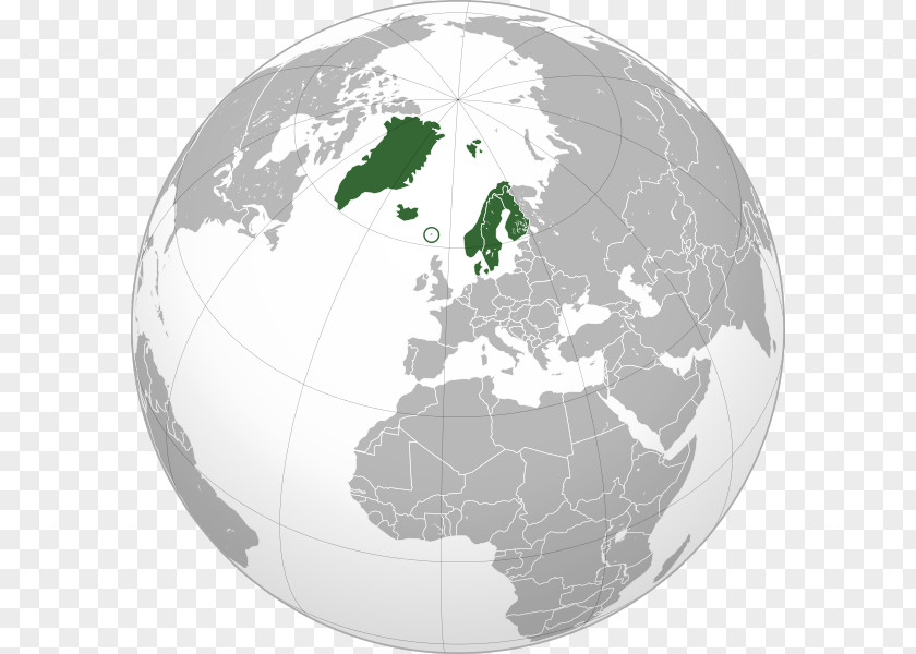 France British Isles Nordic Countries Northwestern Europe Orthographic Projection PNG