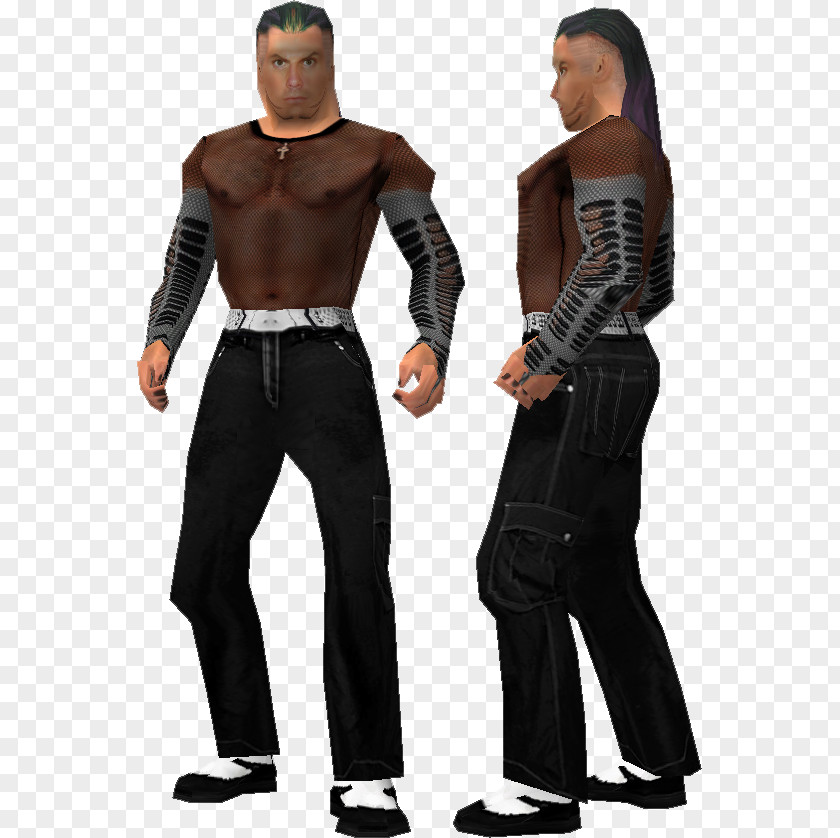 Jeff Hardy WWF No Mercy WrestleMania X-Seven The Boyz Clothing Attitude PNG