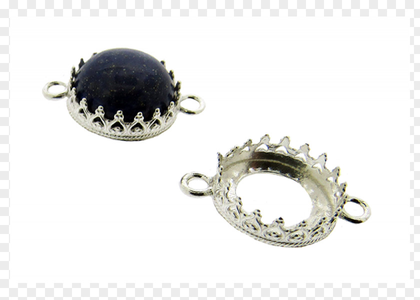 Round Bezel Earring Jewellery Silver Clothing Accessories Gemstone PNG