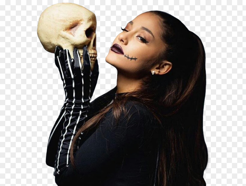 Ariana Grande Jack Skellington Halloween Costume Actor PNG
