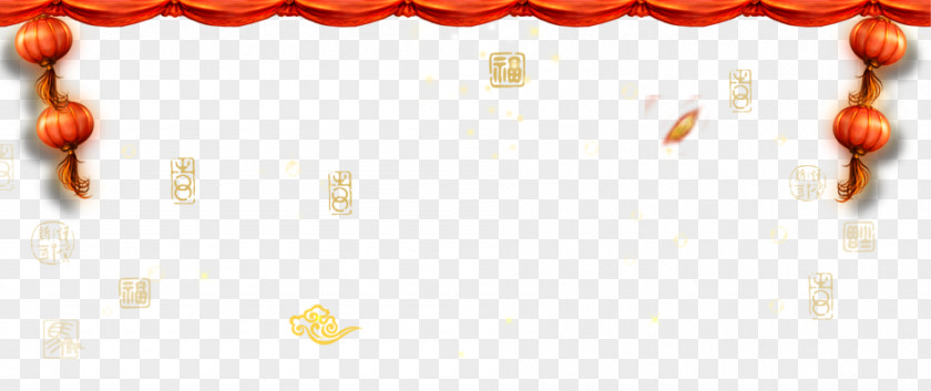 Chinese New Year Background Floating Material Texture PNG