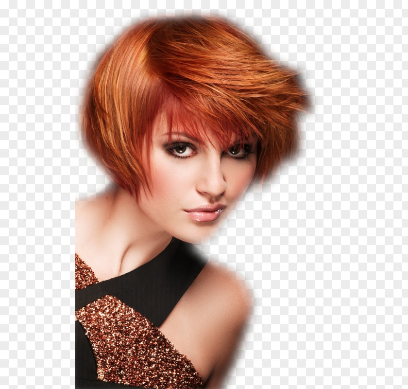 Hair Red Human Color Coloring Hairstyle PNG