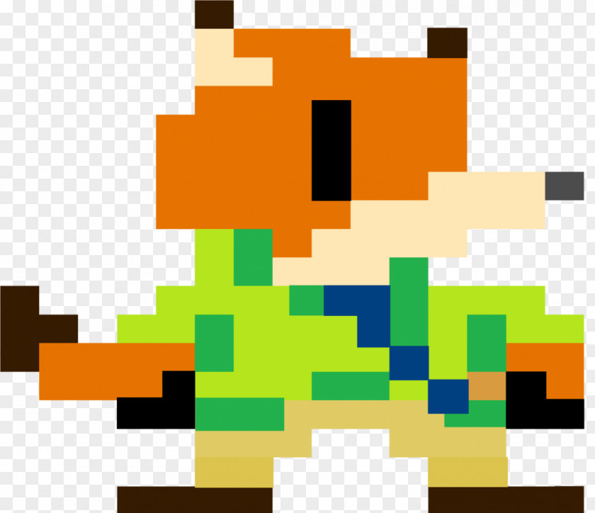 Sprite Nick Wilde Super Mario Maker Lt. Judy Hopps Pixel Art PNG