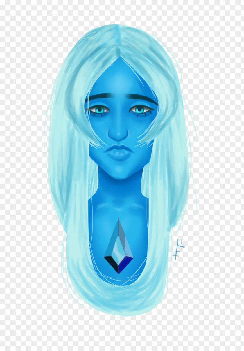 Watercolor Diamond Character Turquoise Fiction Facebook PNG