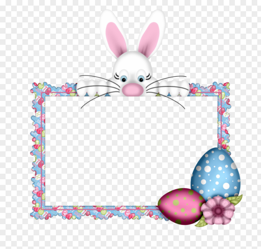 Easter Bunny Egg Picture Frames Photography PNG