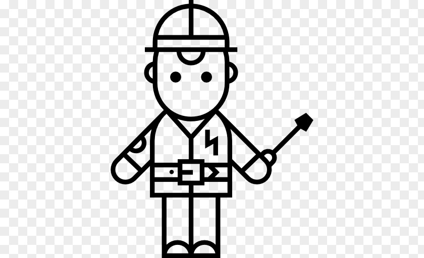 Electrician Vector Clip Art PNG