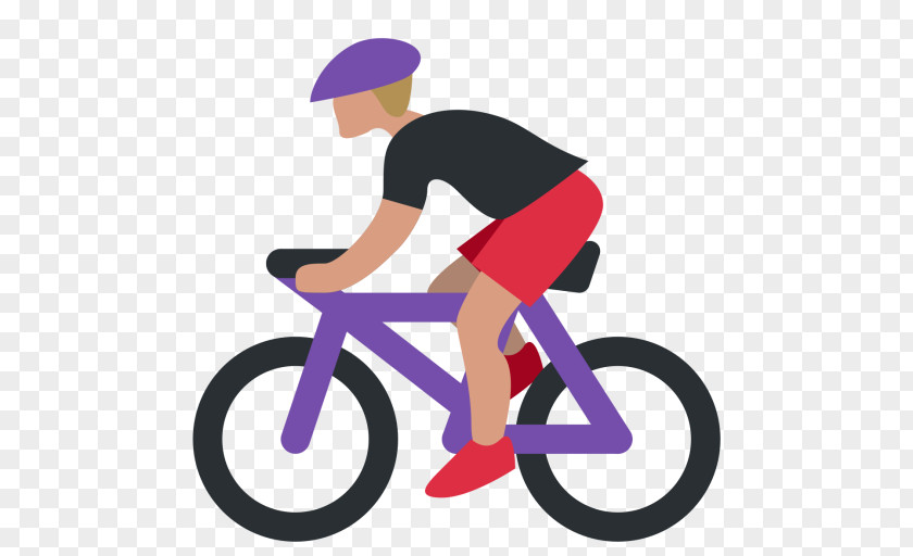 Emoji Domain Social Media Cycling Sticker PNG
