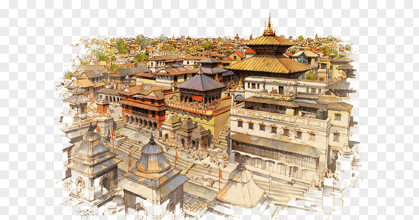 Old Town Nepal Download Icon PNG