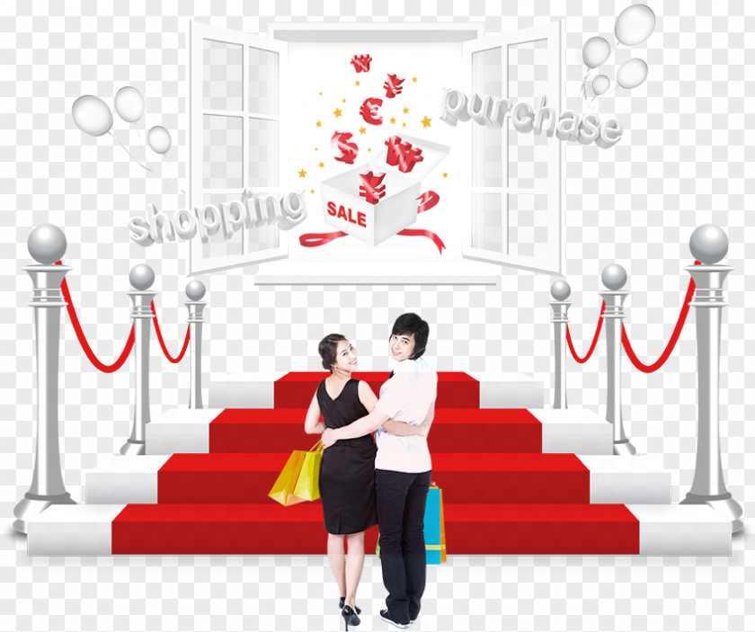Red Carpet Beauty And Shopping Download Computer File PNG